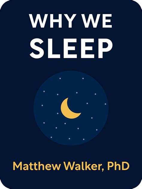 Why We Sleep Book Summary by Matthew Walker