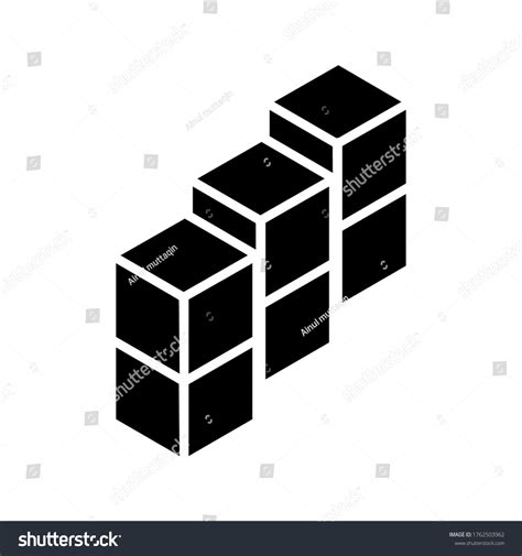 Box Icon On White Background Stock Vector (Royalty Free) 1762503962