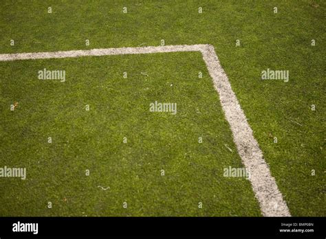 Football Pitch Markings Stock Photo - Alamy