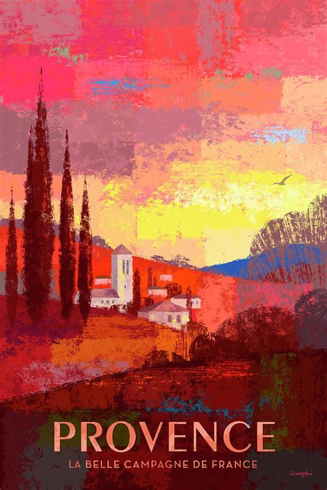 Provence Digital Art by Michael Crampton - Fine Art America