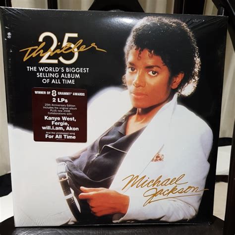 Michael Jackson Thriller 25th anniversary vinyl record 2 Lp, Music ...