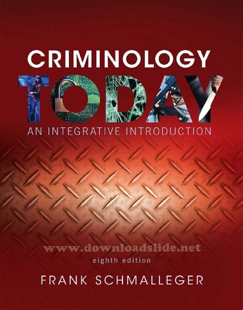 Criminology Today 8th Edition by Schmalleger | PDF DOWNLOAD