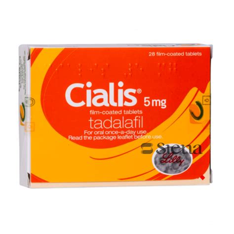 Cialis® 5mg 28s (Tadalafil) | Erectile Dysfunction | Siena