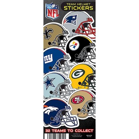 40-NFLHS - NFL Helmet Stickers in Folders (300 ct.) - SmartVending ...