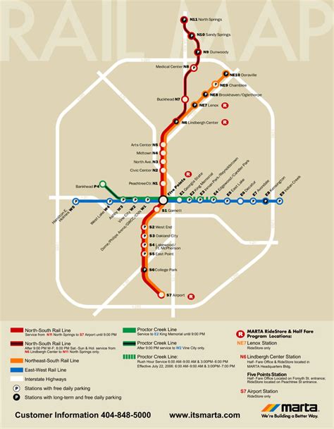 Navigating Atlanta: A Comprehensive Guide To The MARTA Train Map - Map ...