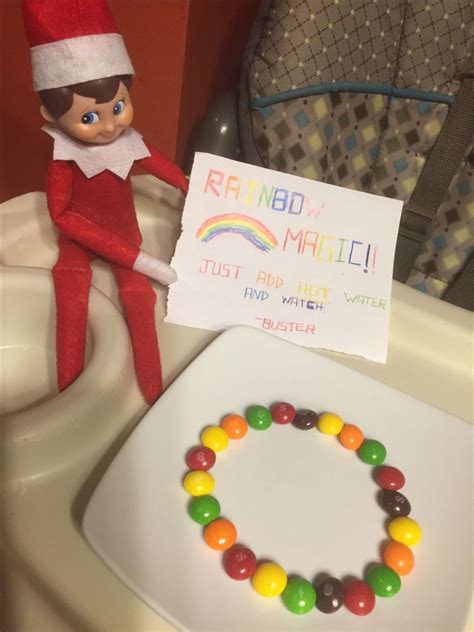 Elf On The Shelf Skittles Rainbow Printable