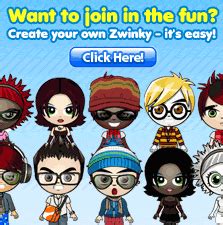 Zwinky! Create a Zwinky - Free Zwinky avatars, wardrobes for Zwinkies, other downloads for ...