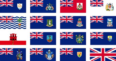 British Overseas Territories flags. : r/vexillology