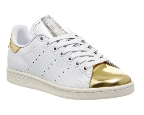 Adidas Stan Smith White Metallic Gold - Unisex Sports | Adidas stan smith white, Stan smith ...