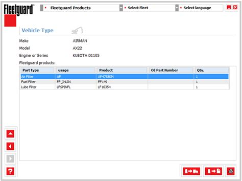 Cummins Filtration Fleetguard Filter Master Catalog Offline ...