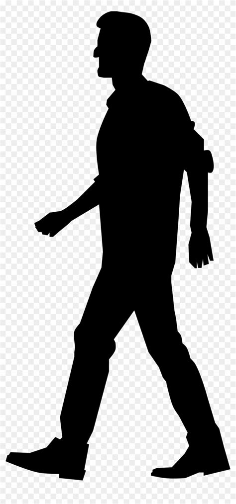 Clipart - Human Silhouette Walking Png - Free Transparent PNG Clipart ...