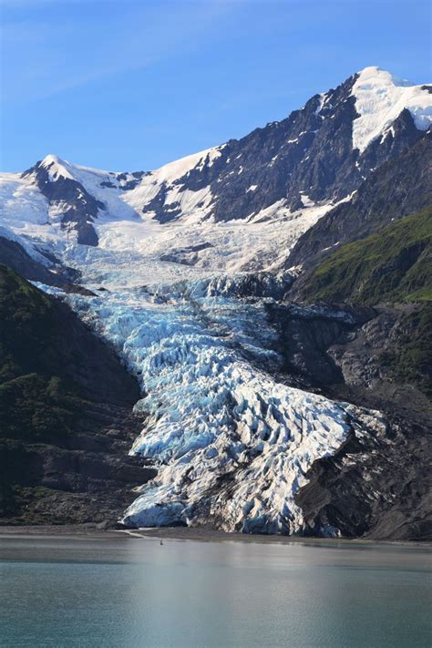 A glacier formation in the College Fjords of Alaska [3072x4608] | Fjord ...