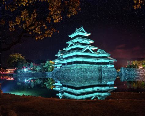 Autumn Night at Matsumoto Castle II Photograph by Karen Jorstad | Fine Art America