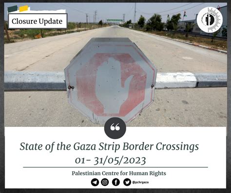 State of the Gaza Strip Border Crossings (01 – 31 November 2018 ...