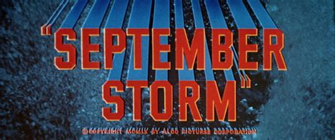 September Storm 3D Blu-ray - Joanne Dru