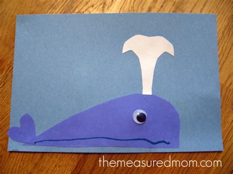 W: Whale craft (link has other w activities too!) Letter W Crafts, Abc Crafts, Fun Arts And ...