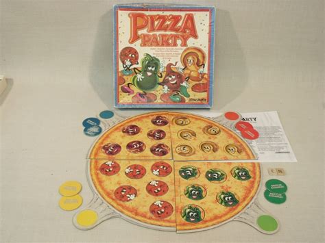 Vintage Pizza Party Matching Board Game 1987 100% Complete