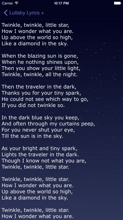 Lullaby Lyrics! Words to Lullabies, Songs for Kids by Verdant Labs, LLC