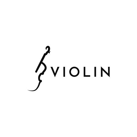 Violin logo design creative idea 26971435 Vector Art at Vecteezy