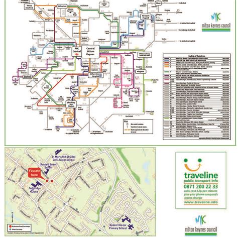 Bus Maps for Milton Keynes Council by Lovell Johns