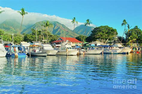 Sunset on the Marina Lahaina Harbour Maui Hawaii Photograph by Sharon Mau - Fine Art America