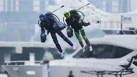 Dubai hosts world's first jet suit race