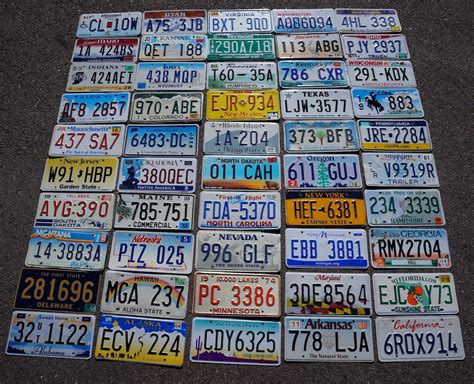 Complete Set All 50 STATES USA License Plates Lot - Etsy