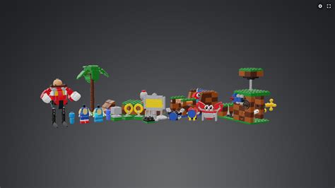 LEGO IDEAS - LEGO Sonic the Hedgehog Adventures With Sonic the Hedgehog Starter Course Building Kit