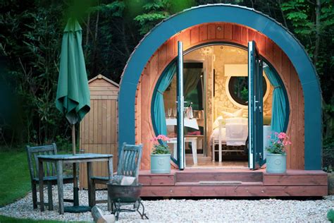 Luxury Glamping Pods with hot tubs in Carmarthenshire