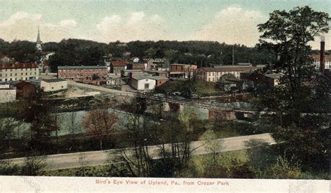 Bird's Eye View at Upland, Delaware County, Pa. from Crozer Park C.1914 ...