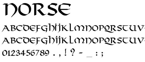 Norse Font