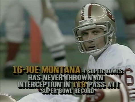 Joe Montana Super Bowl XXIV Record | Super bowl, Nfl football players ...