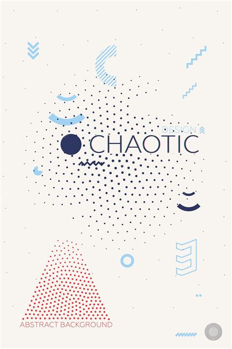 Premium Vector | Chaotic geometric abstract background