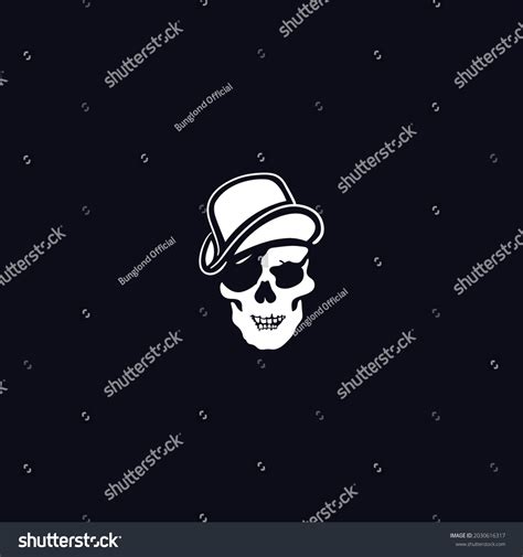 Skull Logo Music Logo Simple Stock Vector (Royalty Free) 2030616317 | Shutterstock