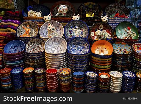 Grand Bazaar Istanbul - Colorful Souvenirs - Free Stock Images & Photos ...