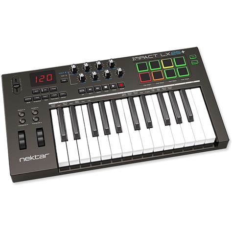 Nektar Impact LX25+25-key USB-MIDI Keyboard Controller - Music Machine - Musical Instruments NZ ...