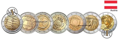 2 Euro Coins Austria | Value of Austrian 2 euro coins