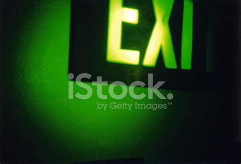 Exit Sign (Green) Stock Photo | Royalty-Free | FreeImages