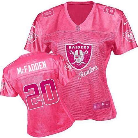 Women's Nike Oakland Raiders 20 Darren McFadden Game Pink 2012 Fem Fan ...