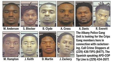 Crips leaders arrested under racketeering laws | Local News | albanyherald.com