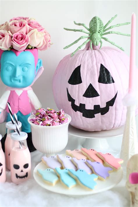 Pastel Halloween Decor - Amidst the Chaos