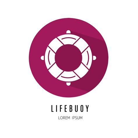 Lifebuoy icon. Logo for business. Stock vector. 21859881 Vector Art at Vecteezy