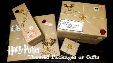 Harry Potter Themed Packages or Gifts : Owl Post DIY : Harry Potter ...