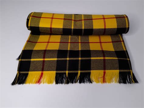 MacLeod Dress tartan fine wool scarf – Dunvegan