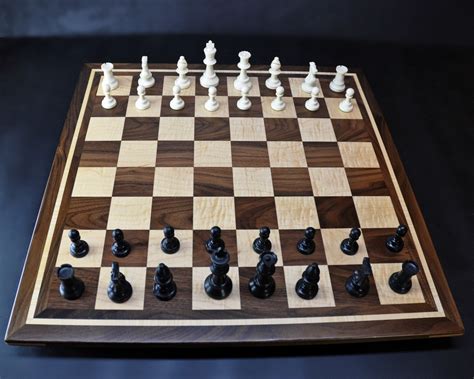 Sweet Hill Wood Chess Boards. Walnut and Maple Chess Board - 2½ inch ...