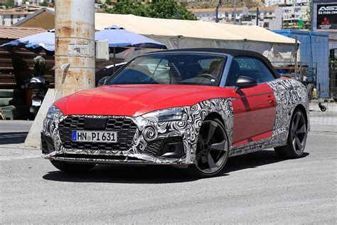 New Audi S5 Cabriolet facelift spotted testing | Auto Express