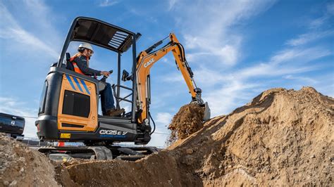 Case enters the electric mini excavator market with 2 models