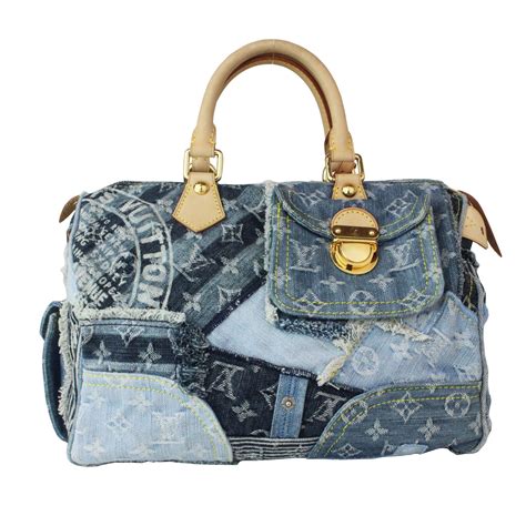 Louis Vuitton Mini Speedy Denim Jeans | semashow.com