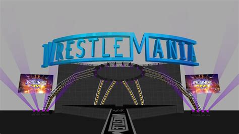 WWE WrestleMania 27 HD Stage | 3D Warehouse