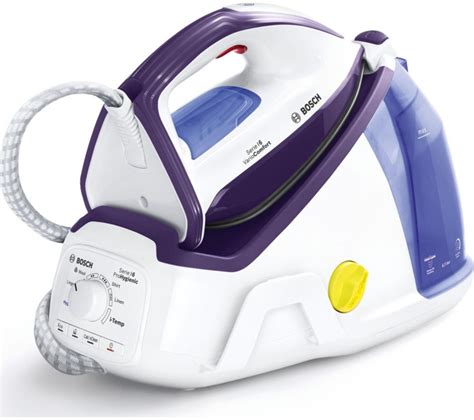 BOSCH Vario Comfort TDS6080GB Steam Generator Iron - White & Violet Fast Delivery | Currysie